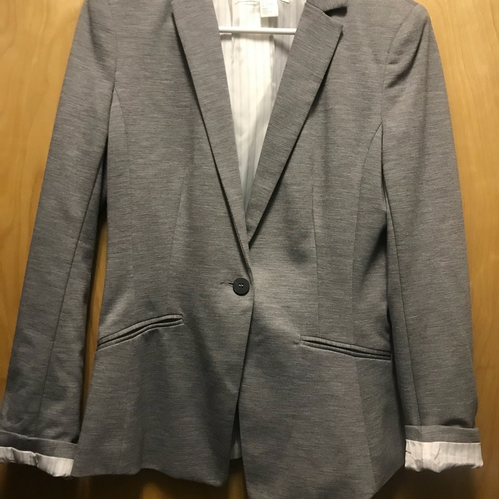 H&M Gray Blazer never worn without tags